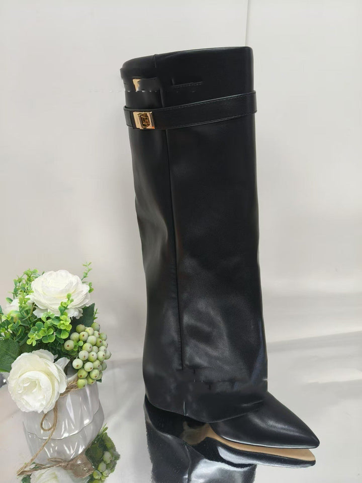 Drune | Verschluss Hosen Stiefel Reiterstiefel Mittlere Wade