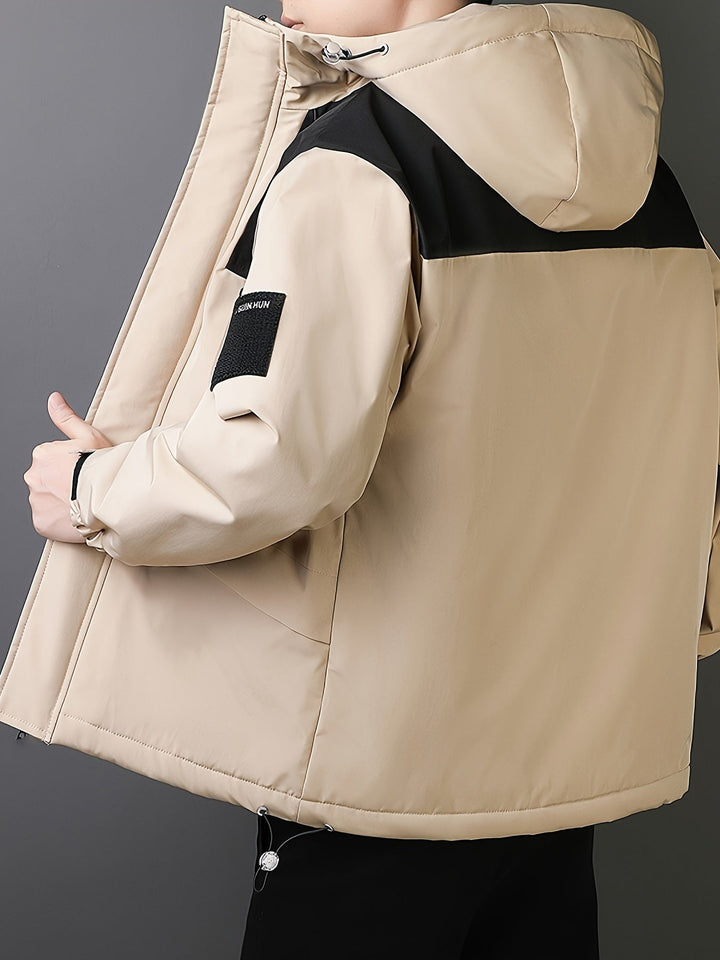 Drune |  Übergangsjacke - Winddichte Streetwear Jacke mit Kapuze & Utility-Taschen