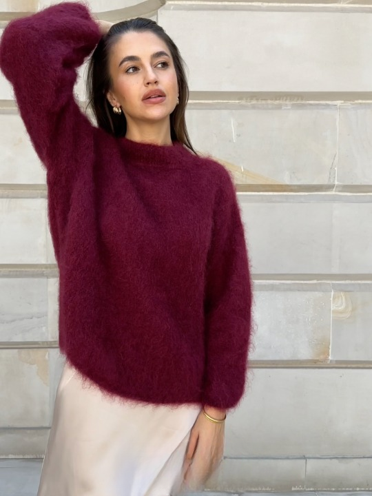 Drune | weicher Mohair Strickpullover