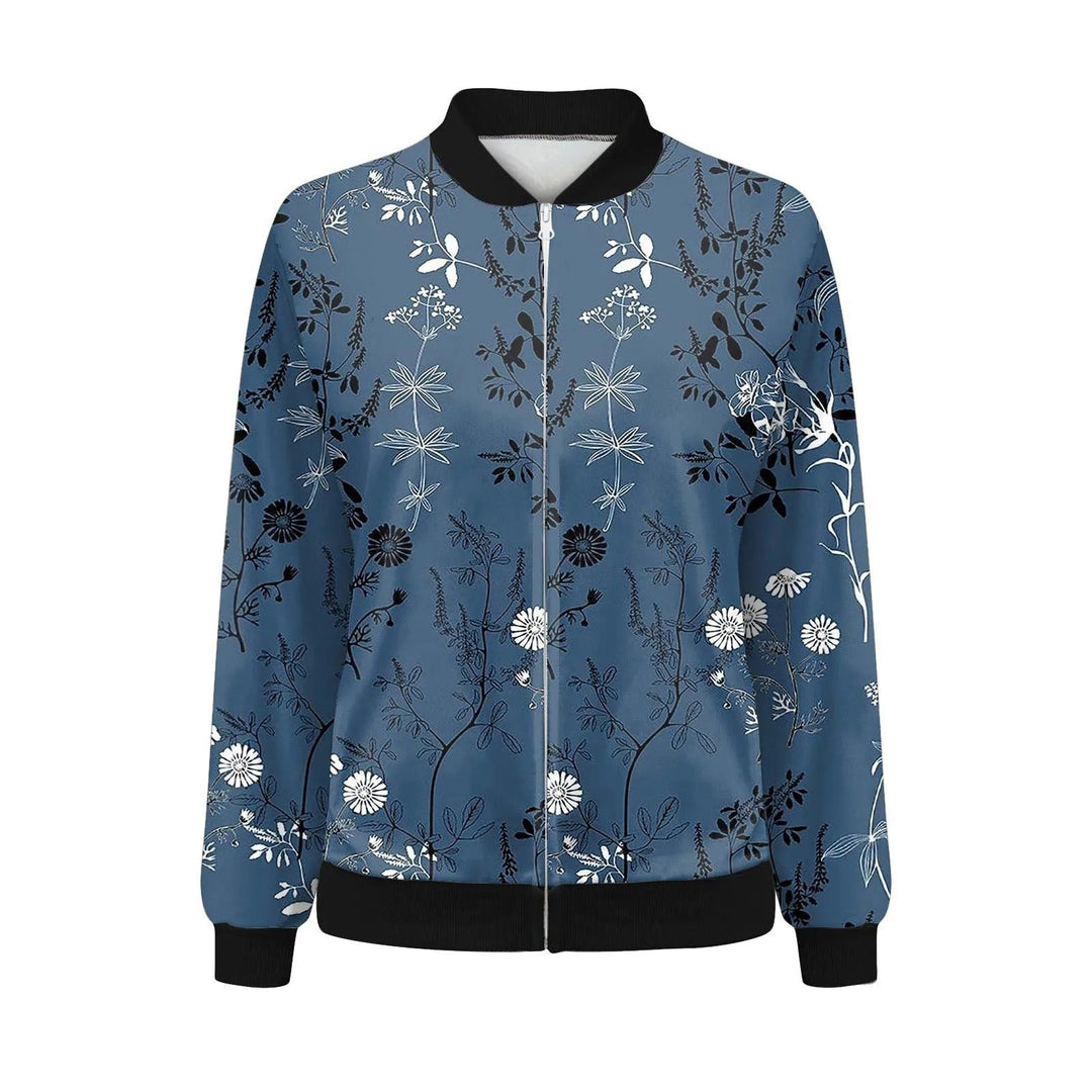 Drune | Damen Sommerjacke mit Feinem Blumenmuster