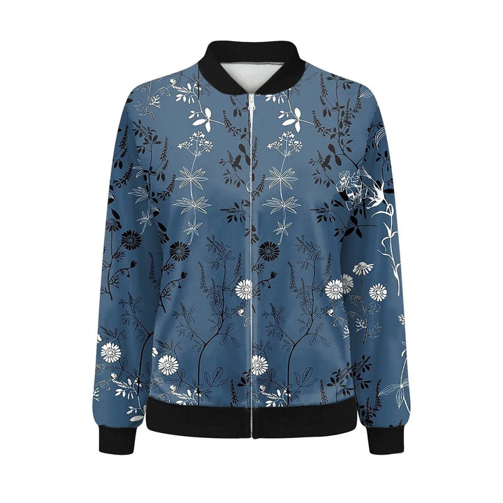 Drune | Damen Sommerjacke mit Feinem Blumenmuster