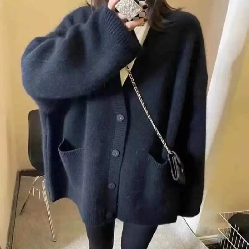 Drune | Elegant cardigan with button placket