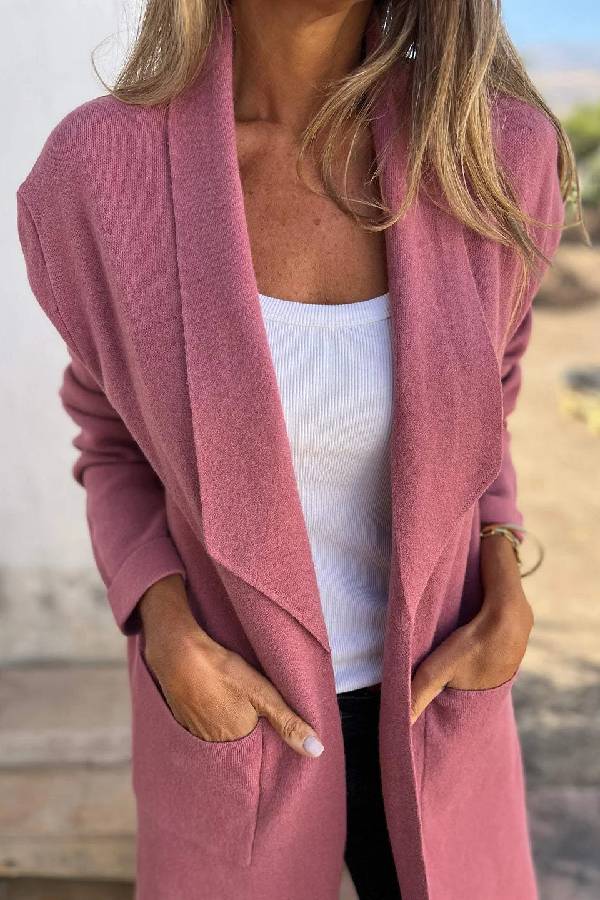 Drune | mittellanger Cardigan-Jacke
