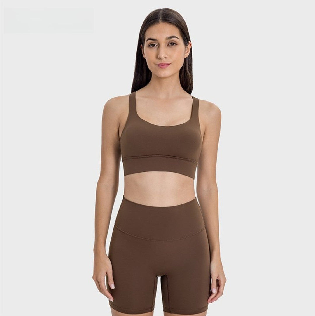 Drune | Schöner Rücken Design schlanke Brust heben nahtlose Yoga-BH
