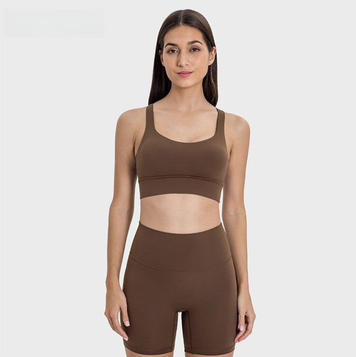 Drune | Schöner Rücken Design schlanke Brust heben nahtlose Yoga-BH
