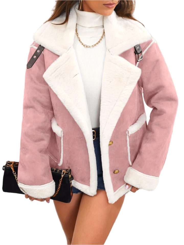 Drune | Elegante Teddy Winterjacke für Damen