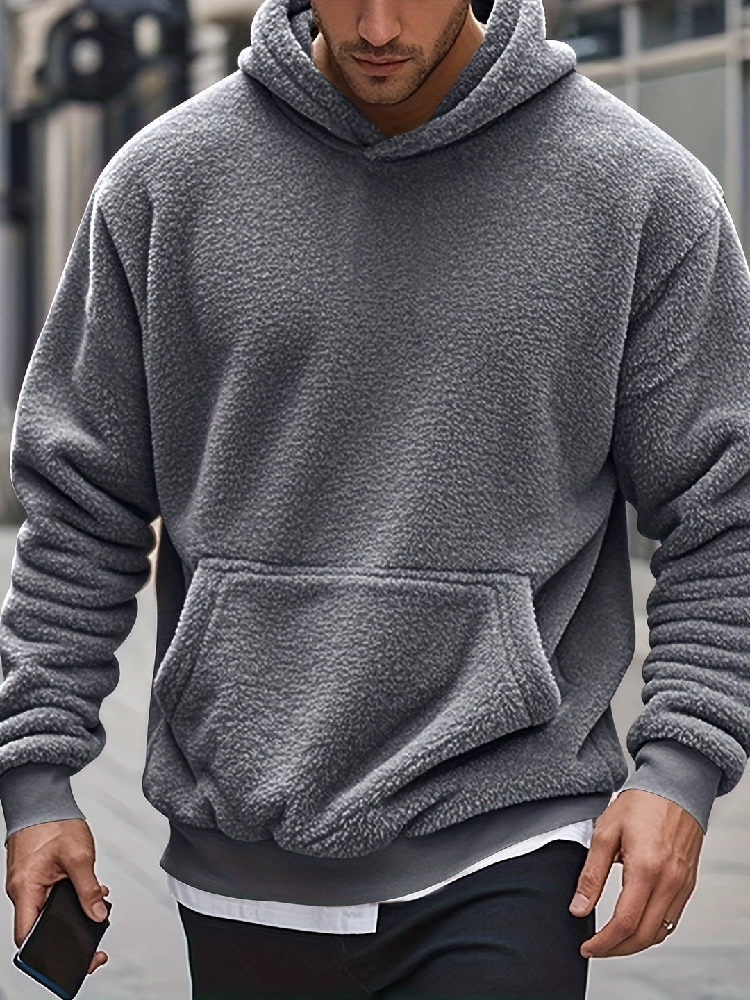 Drune | Weiche Fleece-hoodie Polyester Komfort und Stil