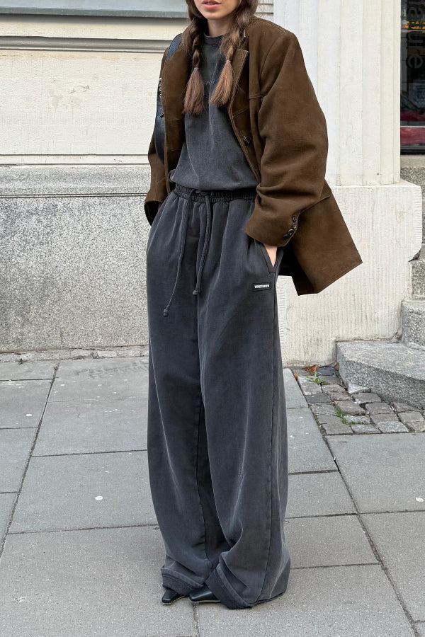 Drune | Vintage Reverslose Wildlederjacke