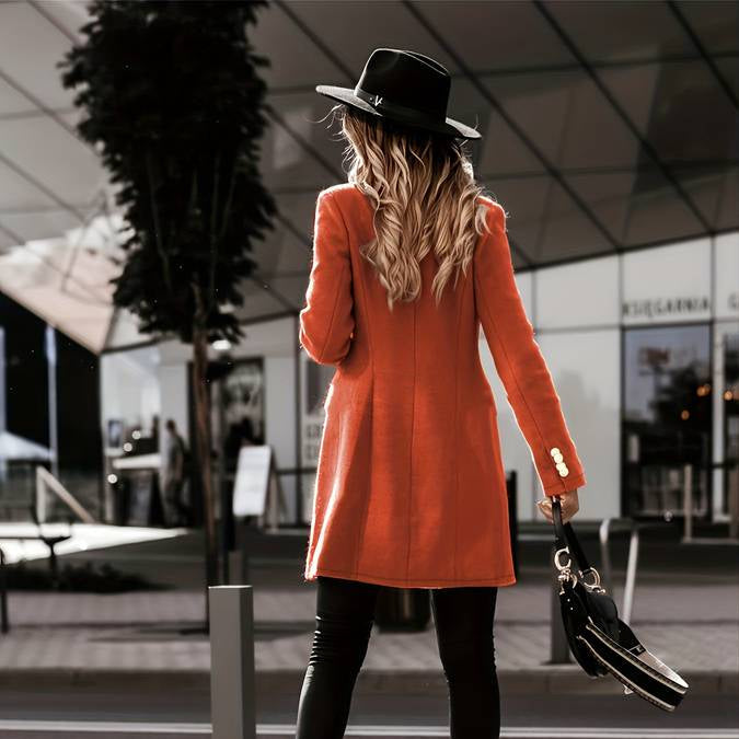 Drune | Damen Winterjacke Tailliert Doppelreihig
