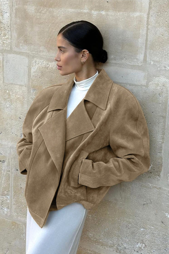Drune | Wildleder Relaxed Fit Jacke