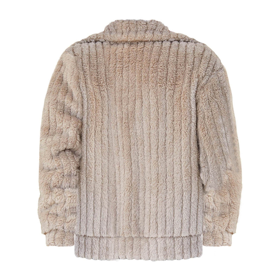 Drune | Gerippte Fleecejacke - Reißverschluss-Stil - Ultra-weich & warm - Lässige Winter-Schicht