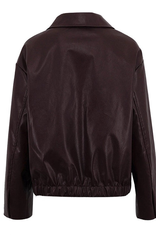Drune | PU-Leder Bikerjacke