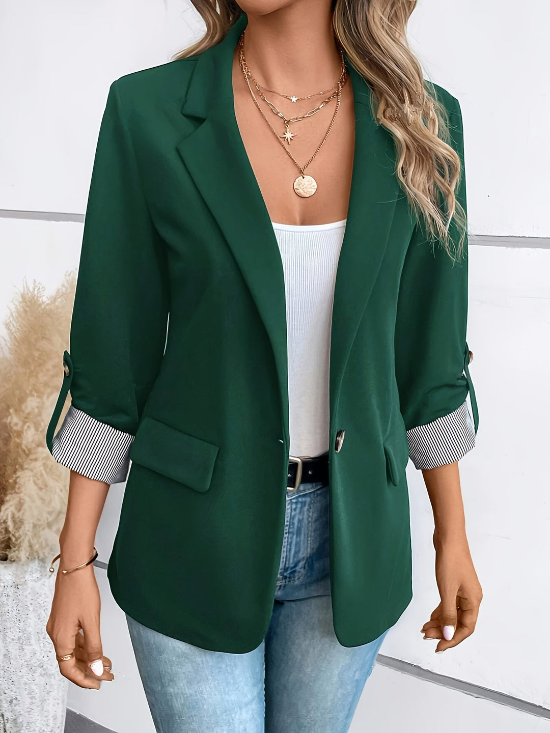 Drune | Eleganter Business Longblazer Mit