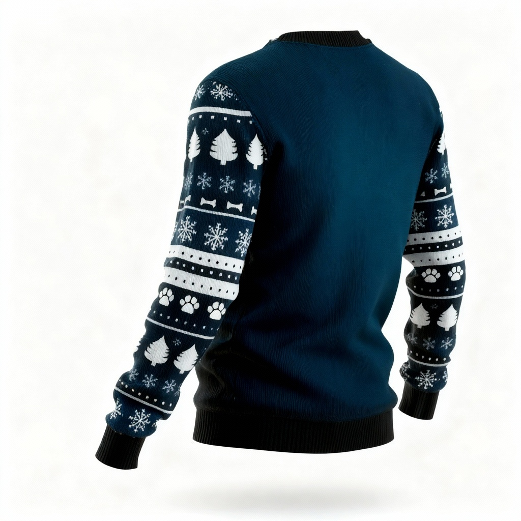 Drune | Buntes Skull-Print - Vintage Weihnachtsikone Hässlicher Pullover