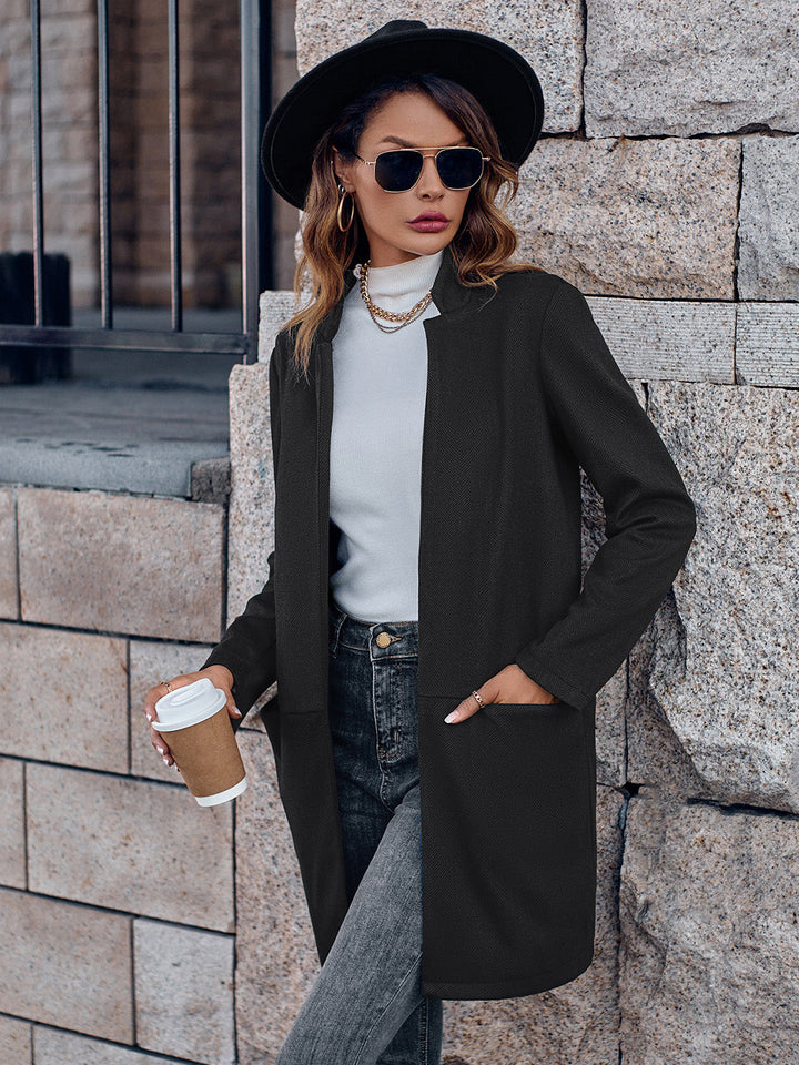 Drune | Offene Vorderseite Langarm Blazer