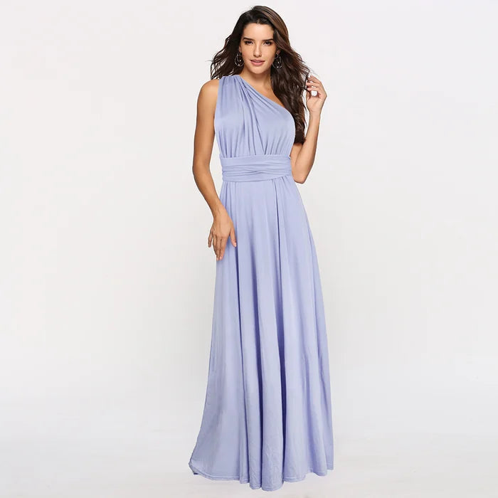 elastisches wickelkleid mit trägern