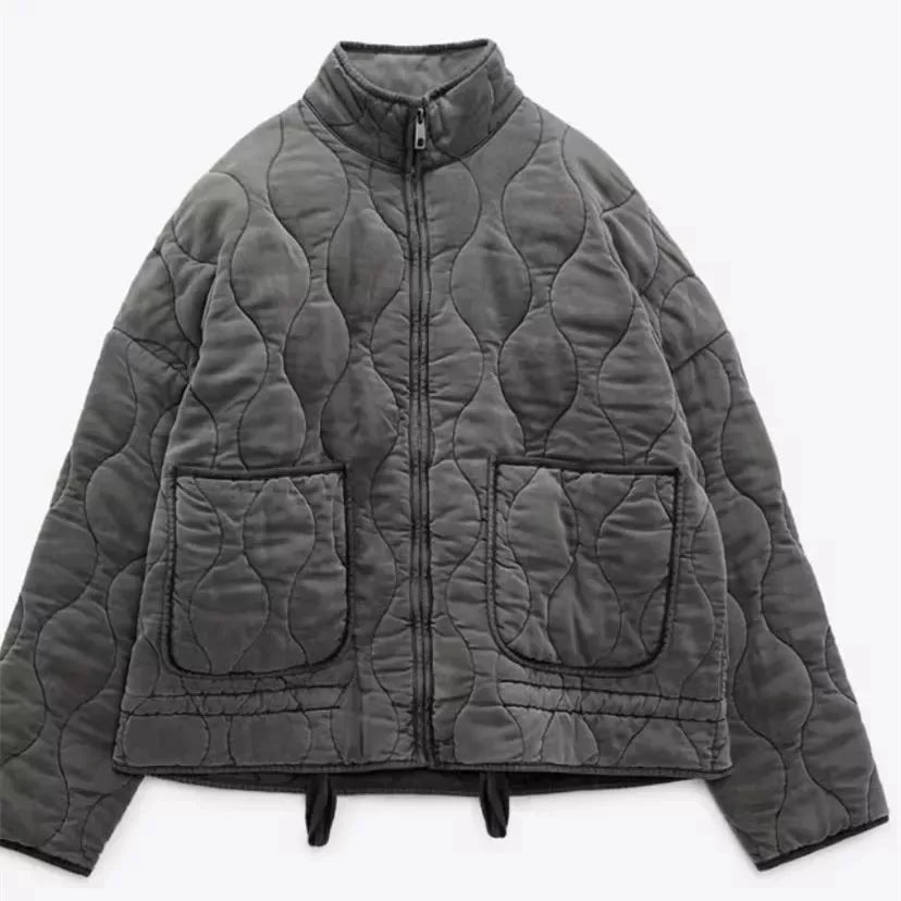 Drune | Steppjacke mit klassischer Steppnaht-Detailierung