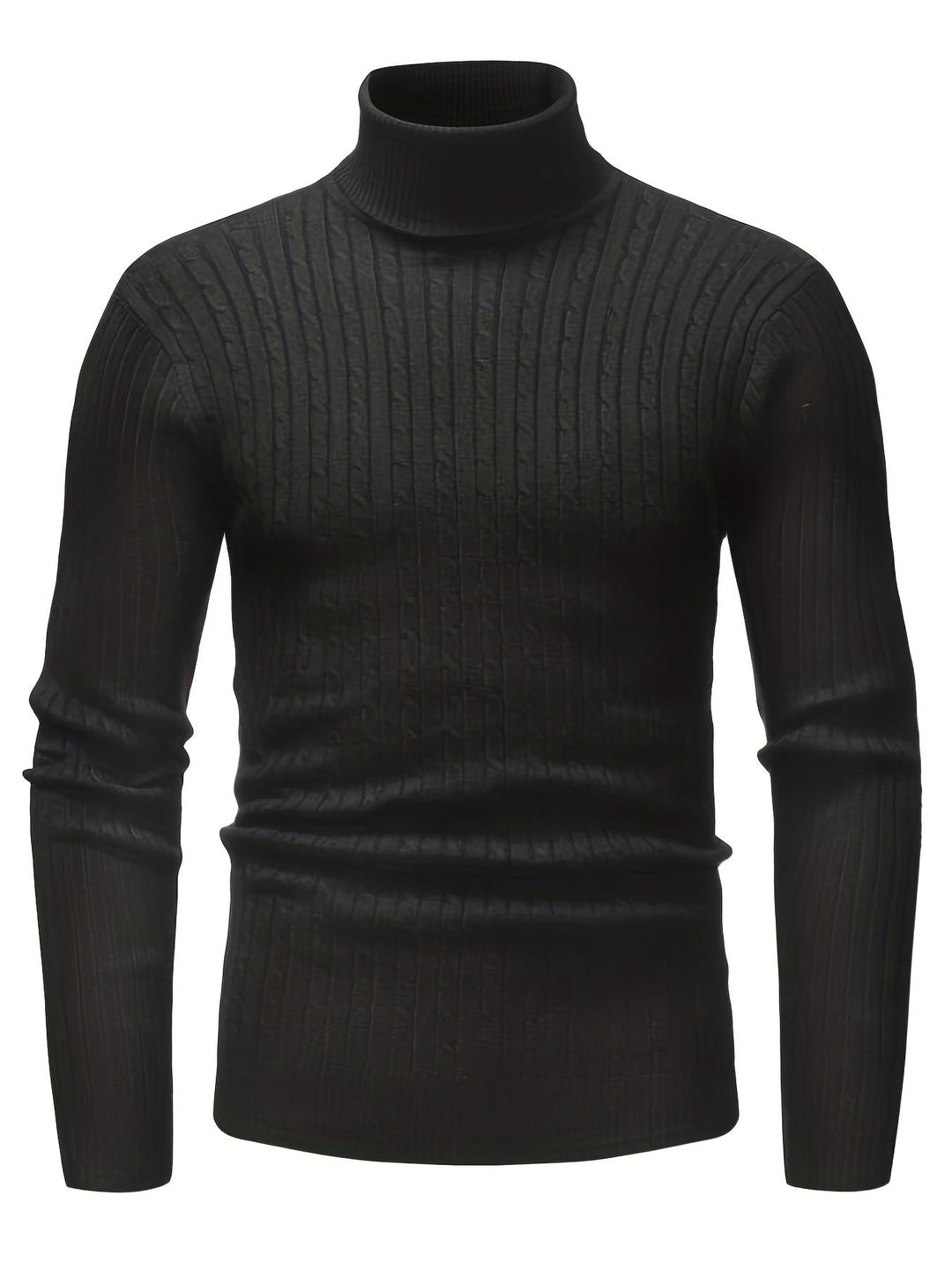Drune | Kabelstrick Rollkragenpullover Weich und Warm Perfekt Für Herbst und Winter