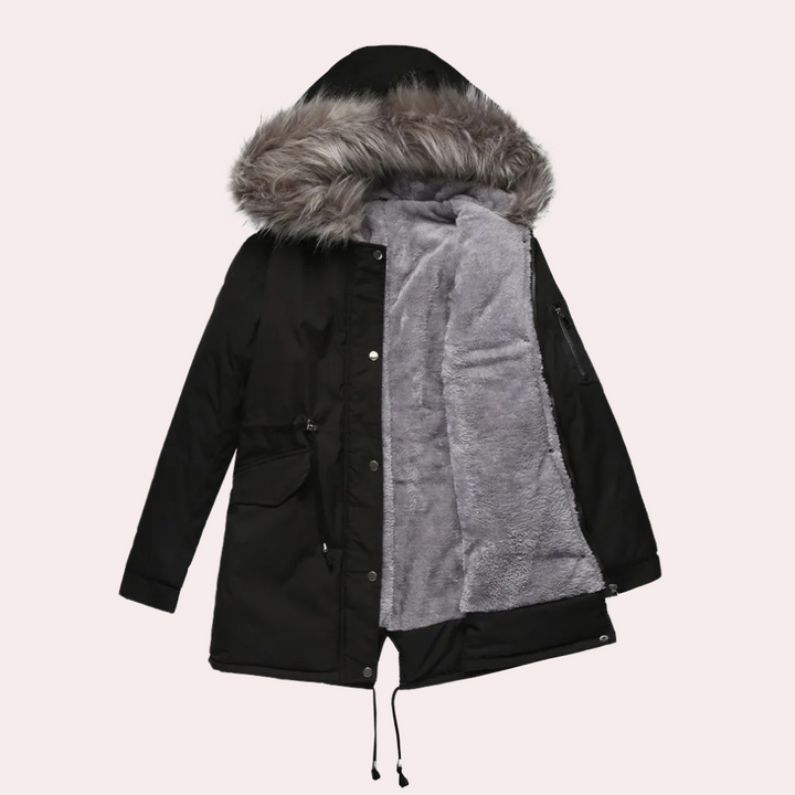 Drune | Langer Mantel für Frauen mit Elegantem Stil