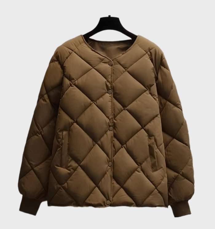 Drune | Damenjacke mit V-Ausschnitt und Knopfschluss
