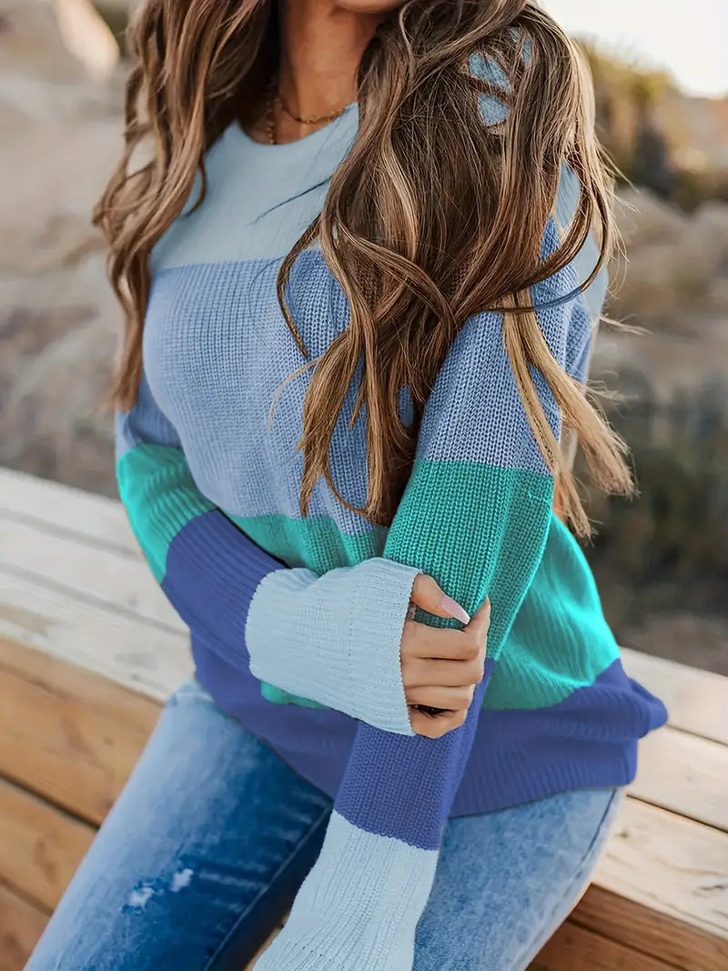 Drune | Gestreifte Gestrickte Damen Tops Stilvoll und Bequem