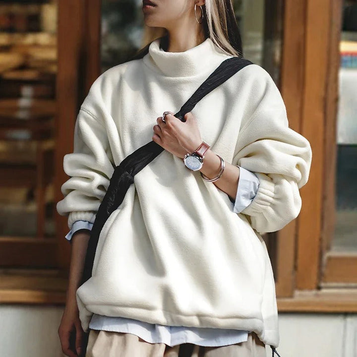 Drune | Oversize-Pullover mit Stehkragen