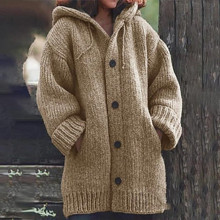 Drune | Warme Damen-Strickjacke
