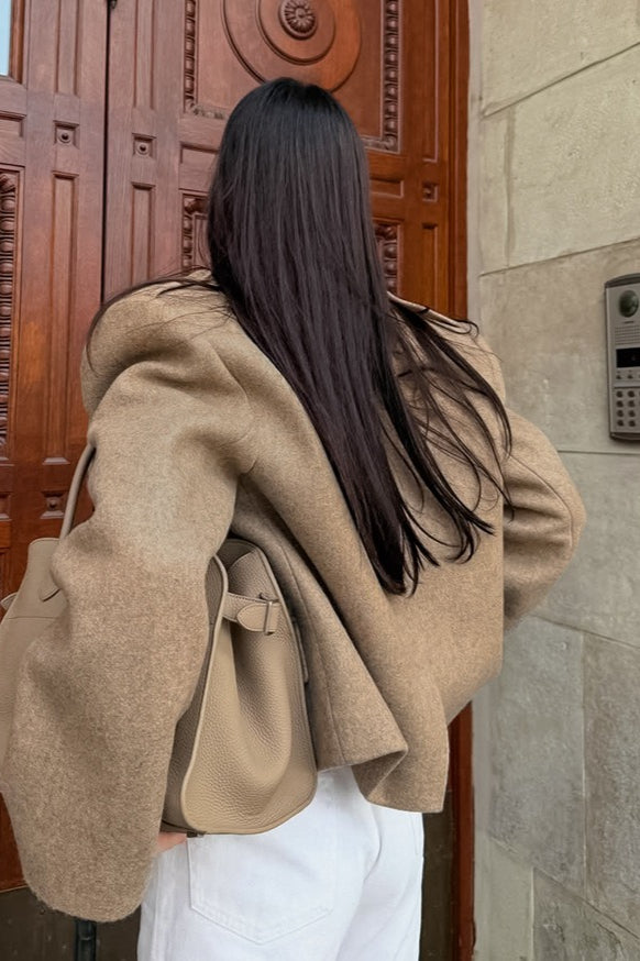 Drune | Wolle Schulterpolsterjacke