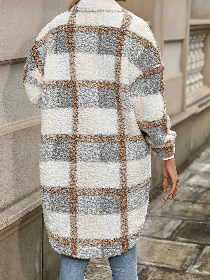 Drune | Langarmige Jacke Aus Teddyfleece Acryl Warm und Trendy