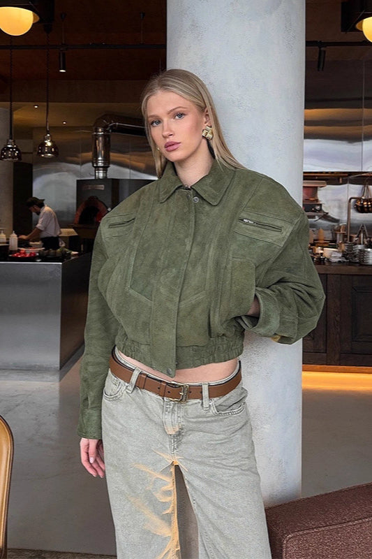 Drune | Kürzer Utility Jacke