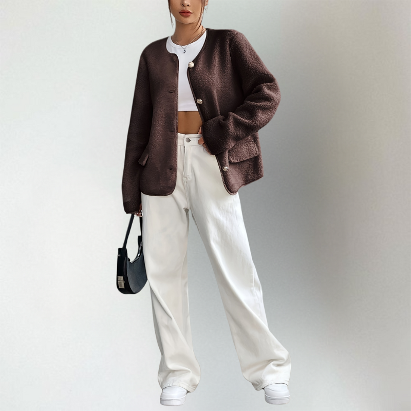 Drune | Strick-Cardigan mit offenem Vorderteil