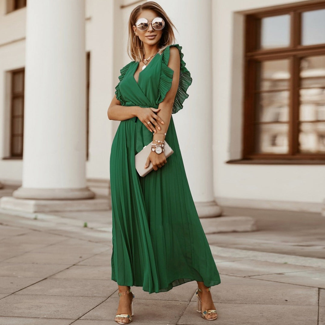 Drune | Plissee-Kleid aus Chiffon