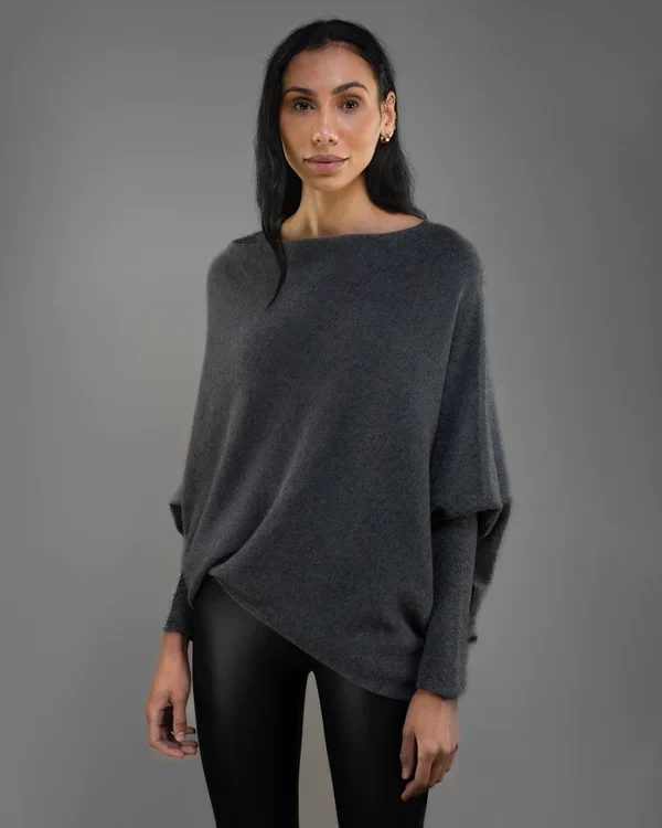 Drune | Asymmetrisch Drapierter Pullover