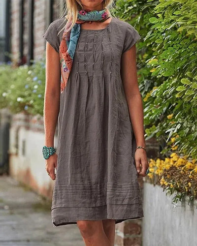 Drune | Vintage und Casual Damenkleider aus Festem Leinen