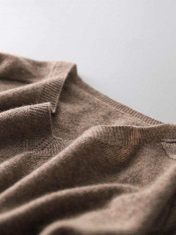 Drune | Luxurious soft cashmere V-neck sweater for women