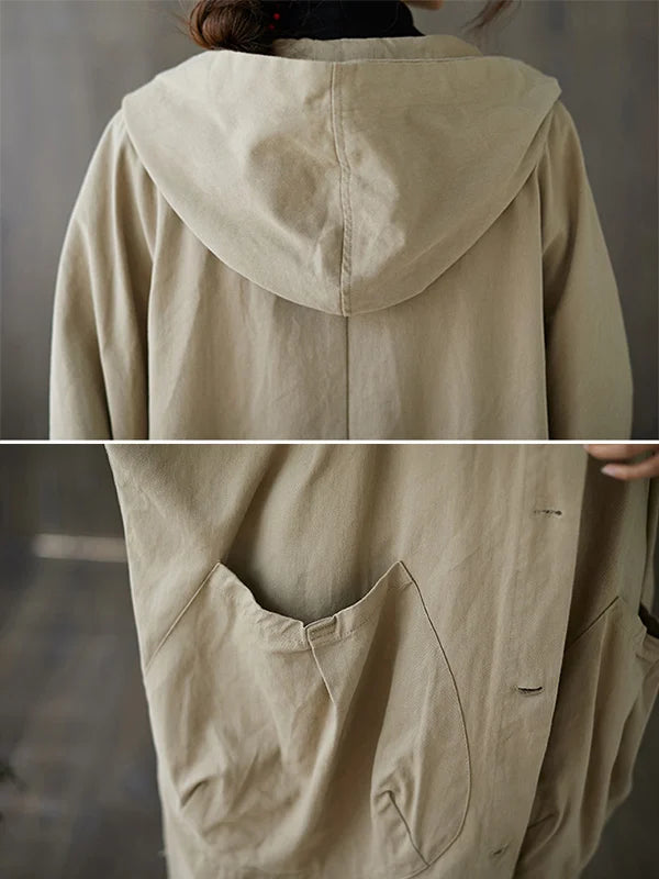 Drune | Langer  Trenchcoat Mantel