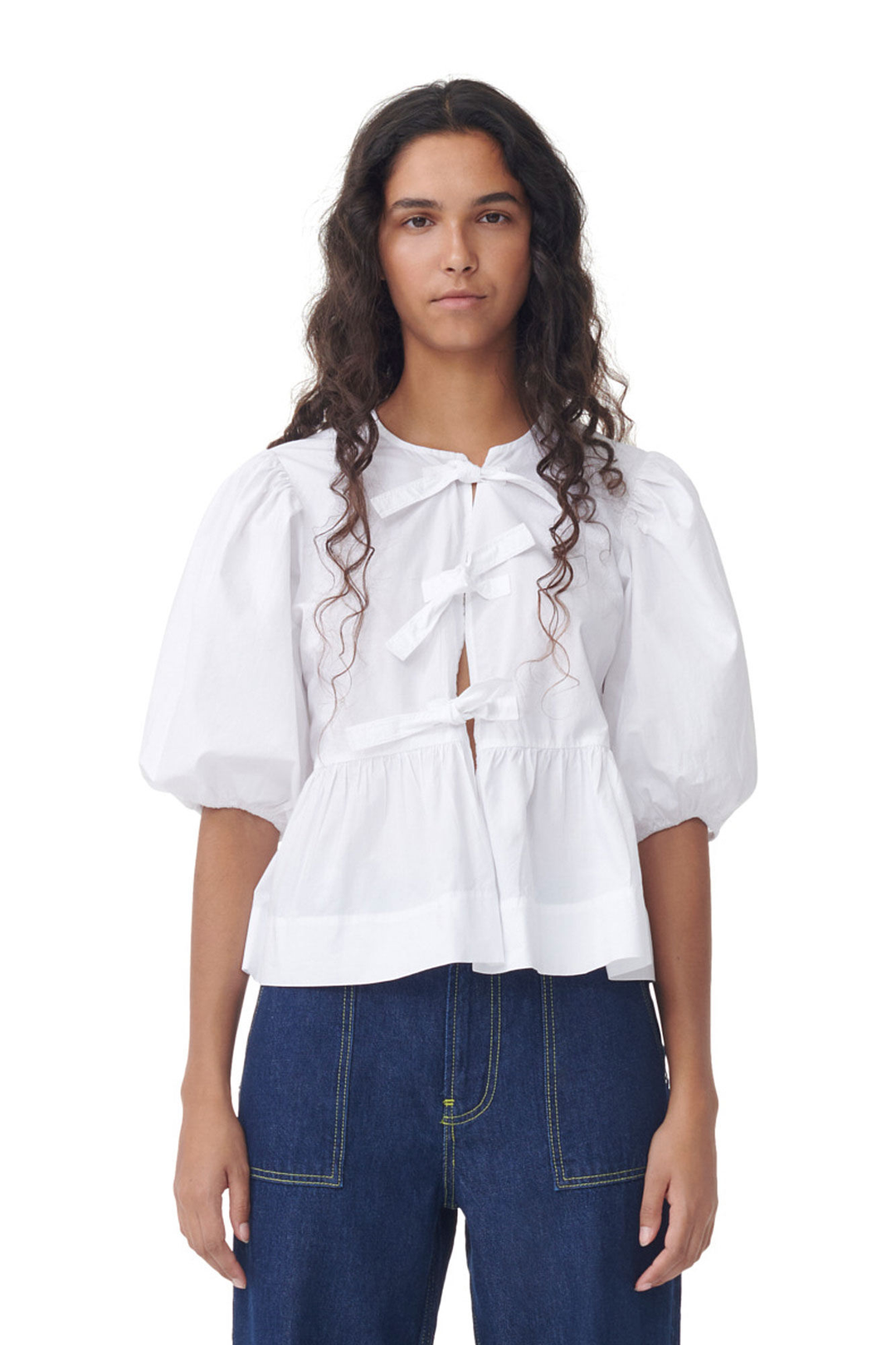 Drune | Damenbluse mit Puffärmeln für stilvolle Looks