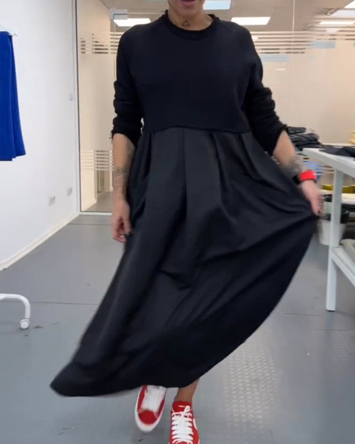 Drune | In Uni Farbe Freizeitkleid