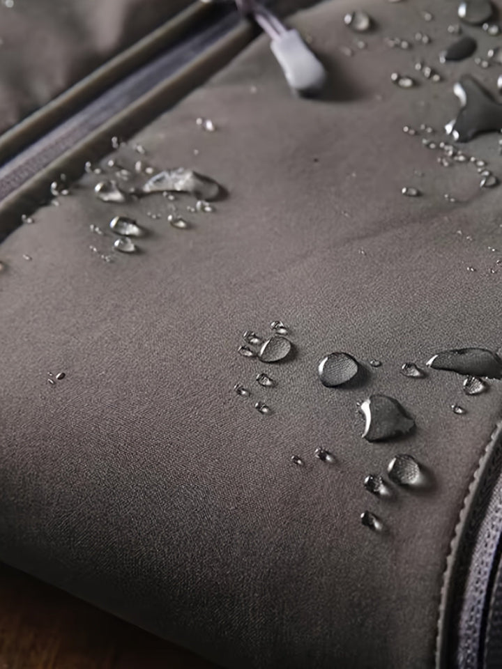 Drune | Softshell Jacke - Winddichte Tactical Outdoor Jacke mit Kapuze & Reißverschlusstaschen