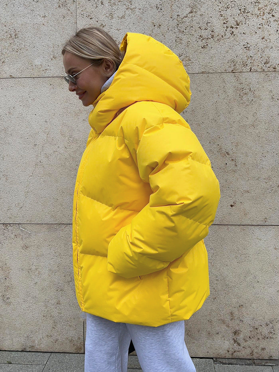 Drune | Damen Oversize Winterjacke mit Kapuze