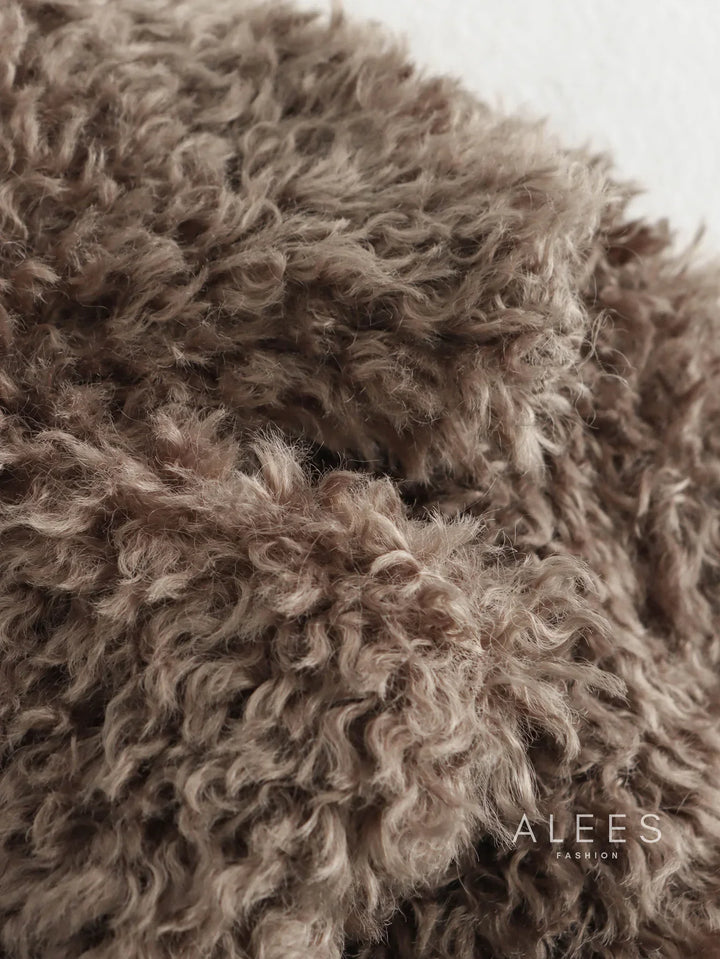 Drune | Fleecejacke für Damen mit breitem Revers