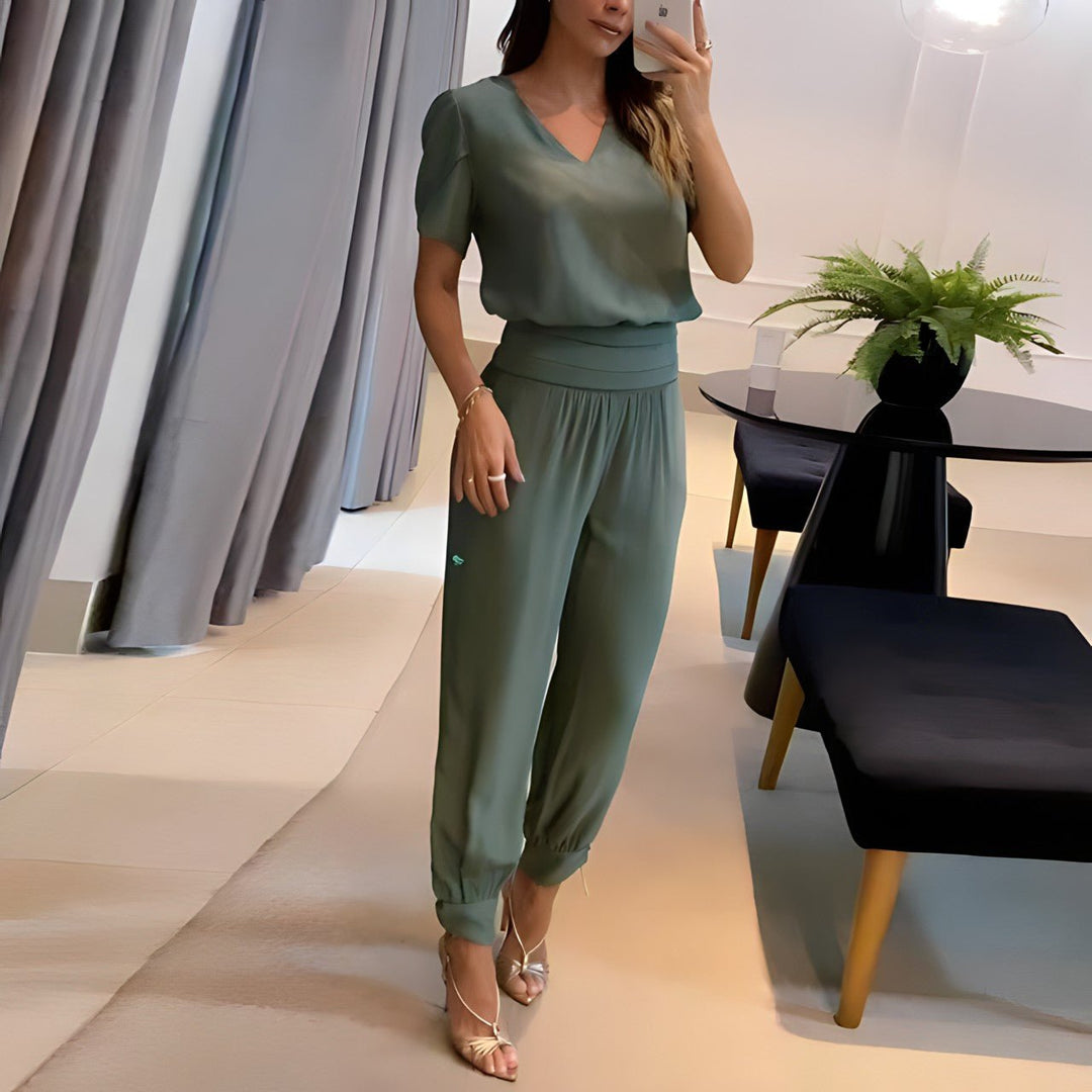 Drune | Damen Bluse & Hose Set
