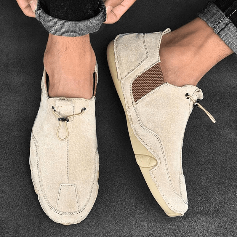 Drune | Herren Schuhe Echtes Leder Herren Slipper Komfortabel & Trendy