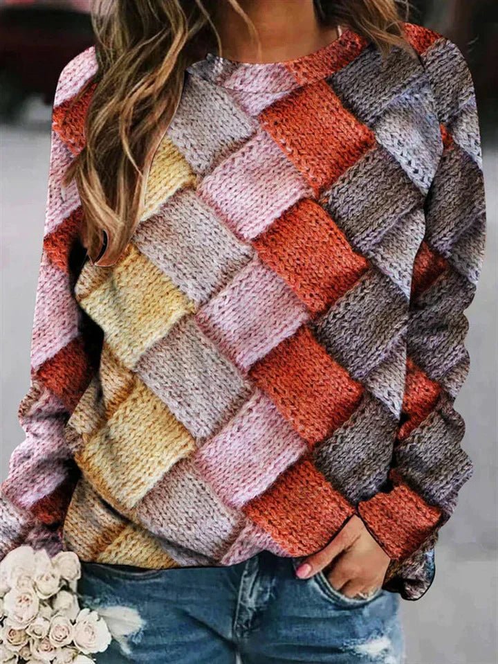 Drune | Bedruckter Wollpullover