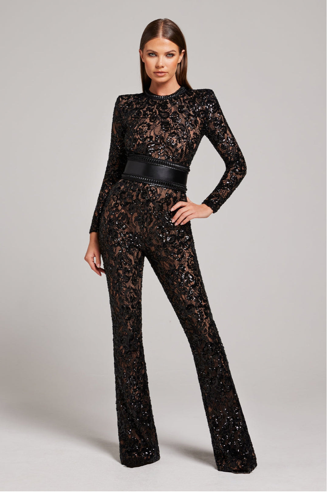 Drune | Eleganter Spitzen-Chic-Jumpsuit