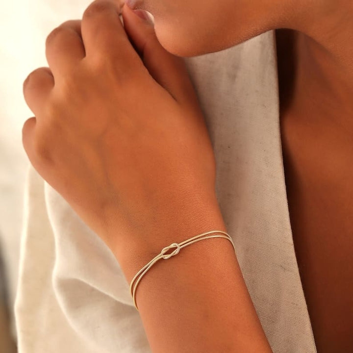 Drune | Minimalistisches Armband Liebesknoten
