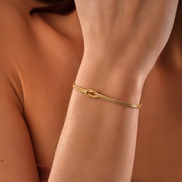 Drune | Minimalistisches Armband Liebesknoten