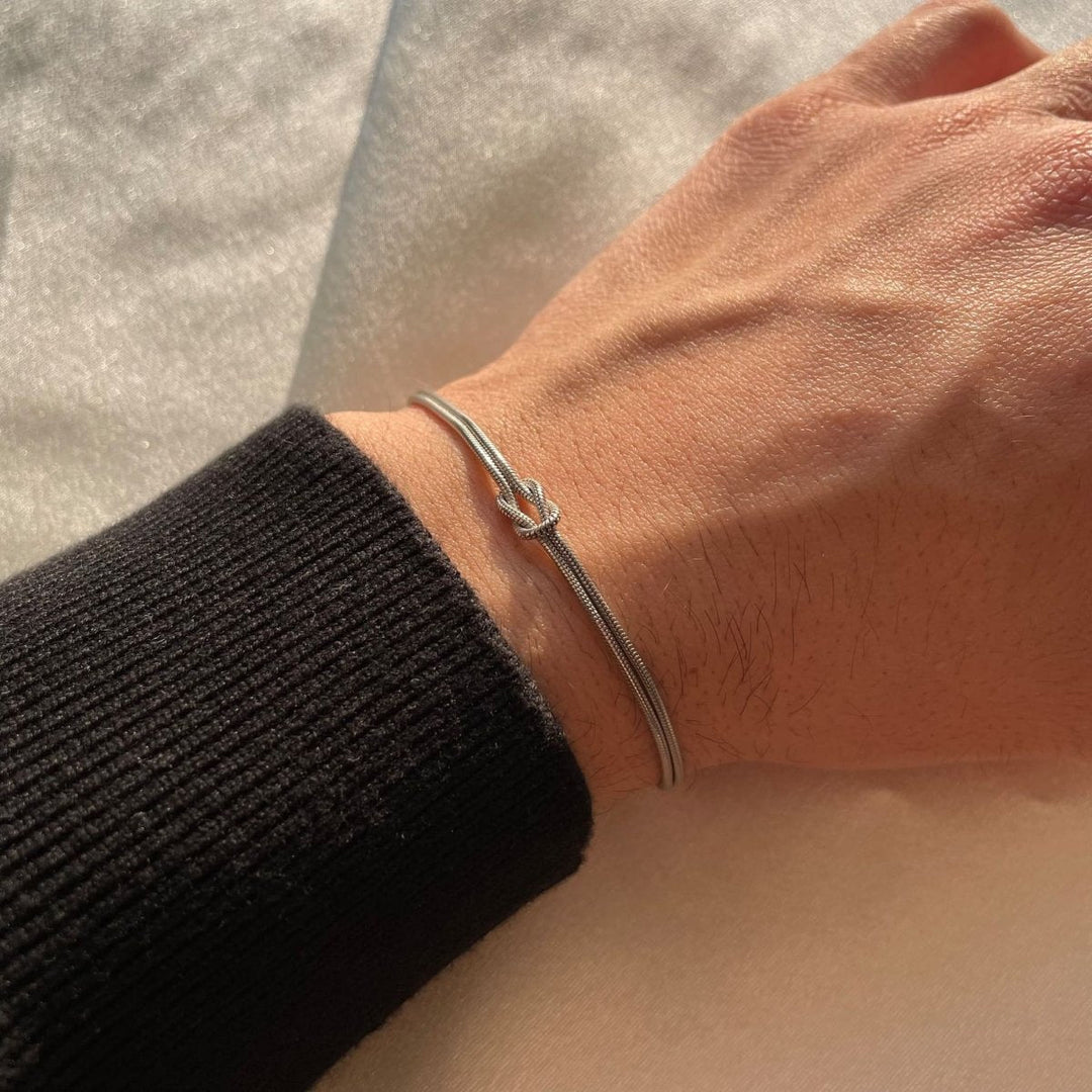 Drune | Minimalistisches Armband Liebesknoten