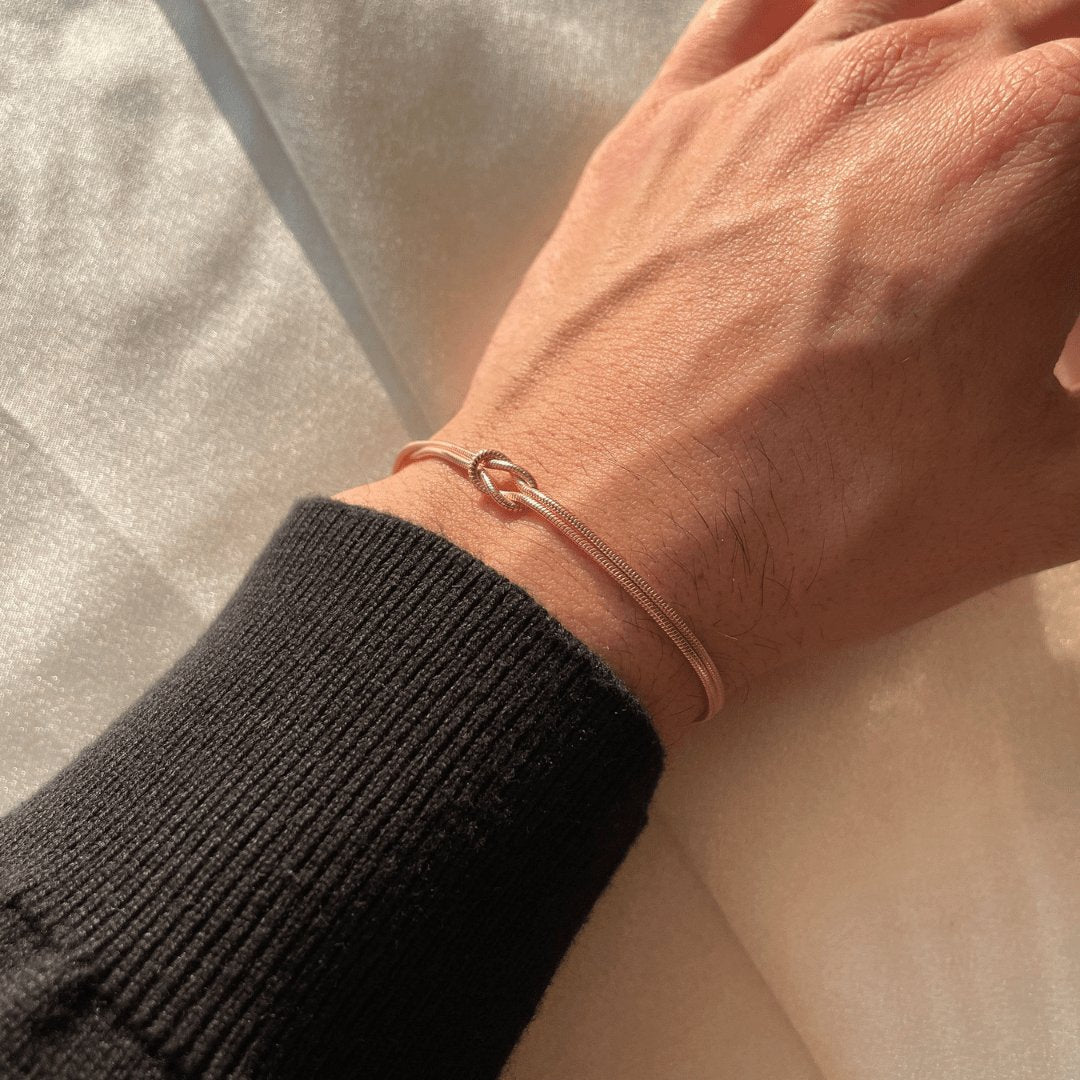 Drune | Minimalistisches Armband Liebesknoten