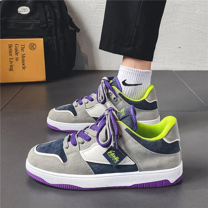 Drune | Niedrige Skate Schuhe Mit Kontrastierenden Schnürsenkeln
